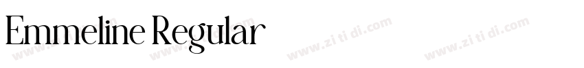 Emmeline Regular字体转换
